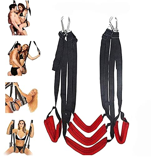 GHSJK Liebesschaukel für die Frau Sexschaukel Bequeme mit Kopfstütze Sexspielzeug für Paare Extrem Sex Sex Swing mit extra Breiten Polstern SM Bondage