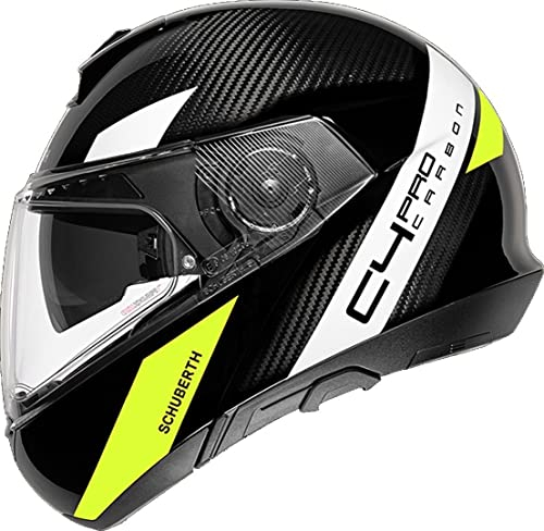 SCHUBERTH C4 Pro Carbon Ece Wasserfall, Avio Yellow 3K, 55 (S)