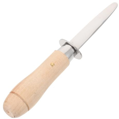 HOMSFOU 1 Pc Coltello Da Consumo Sgusciatore Di Ostriche Professionale Coltello Per Ostriche Di Tipo Commerciale Sgusciatore Di Ostriche Giapponese Ostrica Di Legno Multifunzione Accessori