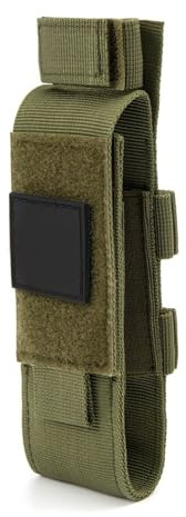 Tourniquet-hållare 15 x 5 cm, 2 i 1 första hjälpen-väska liten, Tourniquet-väska bärbar, vattentät utrustningsväska, bältesväska utomhus första responder (grön)