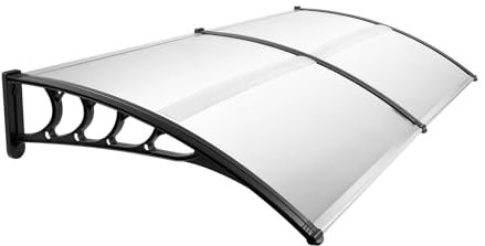 Front Door Canopy 200x90x24cm Window Porch Shade Door Canopy Awning Window Garden Front Door Canop for Outdoor Shelter, Patio Roof Cover, Rain Cover Awning Shelter Outdoor Roof Shade Patio