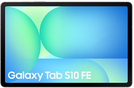 Samsung Galaxy S10 FE Android Tablet, Wifi, 128GB Storage, 8GB Memory, 10.9 Display, S Pen included, Long lasting Battery, Grey, 3 Year Samsung Extended Warranty (UK Version)