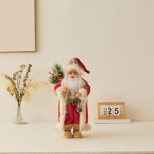 Generisch Stehender Weihnachtsmann Deko Figur, Realistisch Weihnachtsmänner, Santa Claus Figuren Animierte Für Tischplatte Figur Ornamente Weihnachtsfeier (D2)