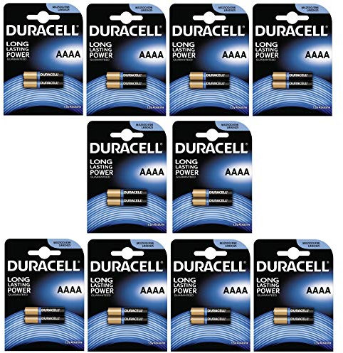 Duracell Ultra MN2500 - Batterie alcaline AAA, confezione da 10 x 2 (20 batterie)