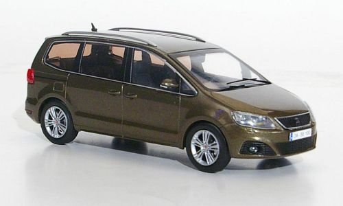 Seat Alhambra, met.-braun, 2010, Modellauto, Fertigmodell, Seat 1:43