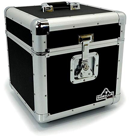Gorilla DJ LP Vinyl Record Storage Box Case Holds 100pcs 12 Records