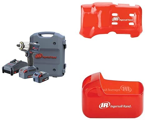 Ingersoll-Rand 20-V-Schlagschrauber-Kit, 1/2 W5153-K22B-EU mit Werkzeugschutzüberzügen für Werkzeug und Akkus, Set