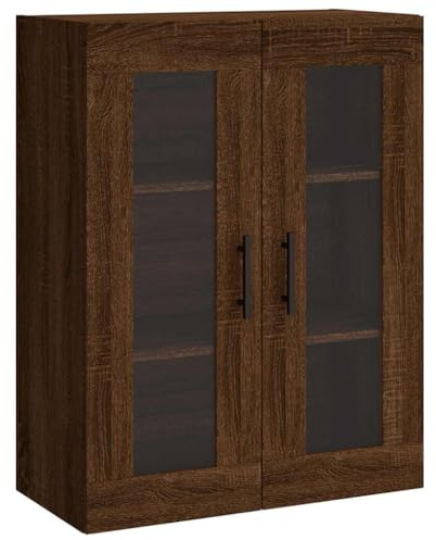 vidaXL Väggskåp brun ek 69,5x34x90 cm