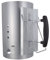 Milisten Accensione A Barile Barbecue Stufa A Carbone Cottura Barbecue Portatile Accensione Attrezzo per Barbecue A Barile Zincato