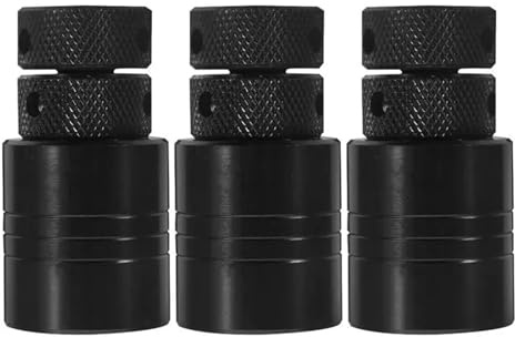 FLFHDUP Elevador Coche Accesorios para Gatos 3 Piezas Jack Block máquina Herramienta Gatos maquinista Soportes estabilizador Tornillo Resistente Tornillo Ajustable