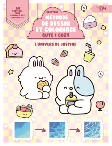 Méthode de coloriage cute & cozy Livre de coloriages adorable et relaxant Activités Loisirs créatifs Calme et relaxant Art-thérapie Coloriages pour adultes Coloriages cute & cosy Tuto
