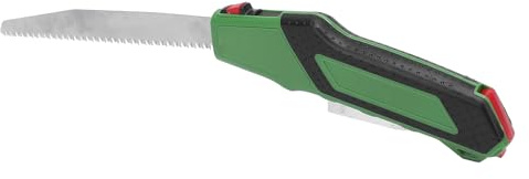 Generic Sierra de Mano Portátil con Agarre Antideslizante y Diseño Plegable para Recorte de Jardín y Uso en Exteriores, 2 Cuchillas Desmontables