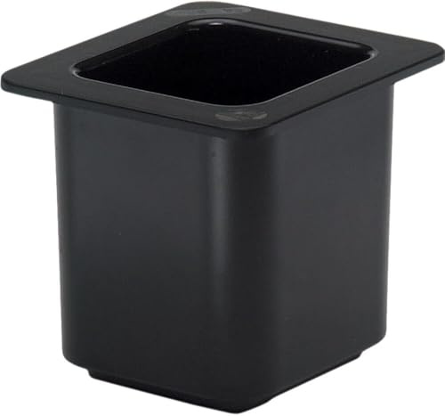 Cambro 66CF110 ColdFest Black 1/6 Size 6 H Cold Food Pan