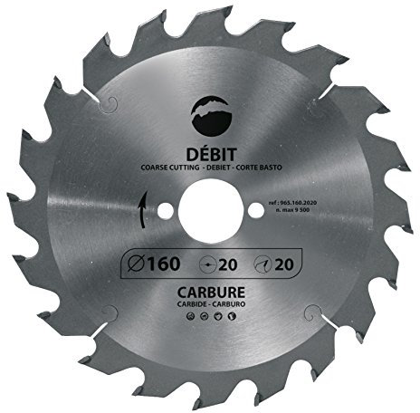 Leman 965.235.3020 Lame de scie circulaire en Carbure ø 235 x 30 mm 20 dents pour bois