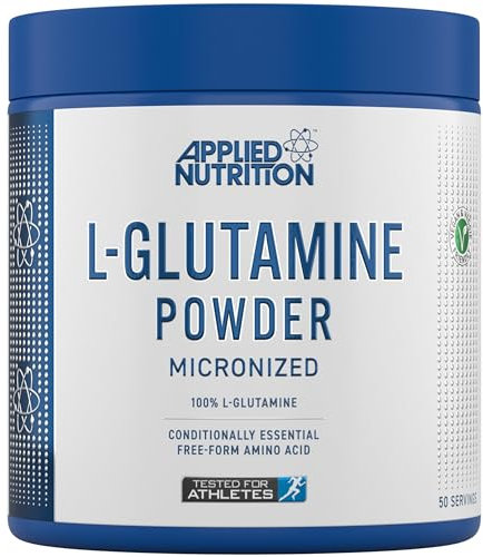 Applied Nutrition L Glutamin Pulver – Aminosäure L-Glutamin, Muskelkraft & Regeneration, für das Immunsystem, Geschmacksneutral
