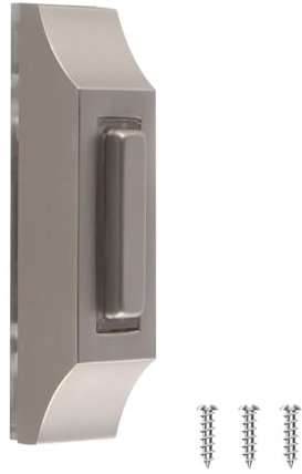 Tiardey Timbre de Puerta con botón pulsador, con Cable y luz, Timbre de Puerta de Pared Resistente para Puerta de Garaje y portón de casa