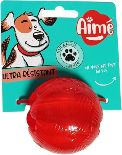 Aime Play Strong Ball Dog Toy