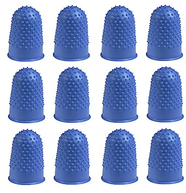 Q-Connect Fingerhut aus Gummi blau