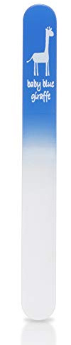 Baby Nail File by baby blue giraffe The Original Glass Baby Nail File… (Blue)