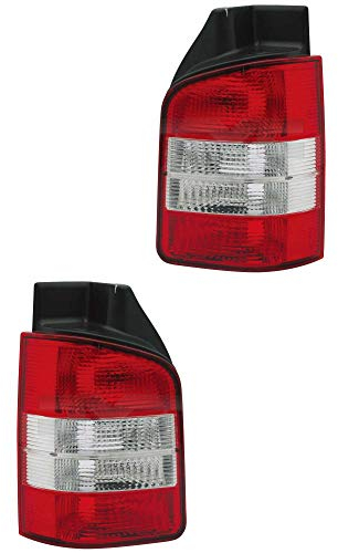 Heckleuchten Rückleuchten Rücklicht Set rechts & links Satz für Modell Transporter/Multivan T5 (7E/7F/7J/7H) Baujahr: 04/2003->> Kunststoff ohne Lampenträger
