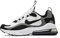 Nike Air Max 270 React GS Running Trainers Bq0103 Sneakers Schuhe (UK 5 US 5.5Y EU 38, White Black metallic Pewter 103)