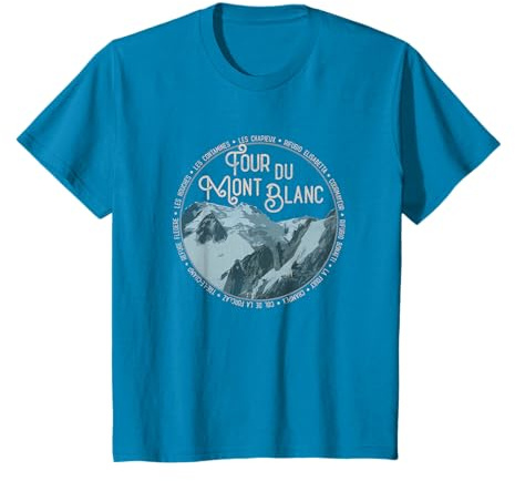 Tour du Mont Blanc Gear Souvenir Randonnée Européenne Randonnée T-Shirt