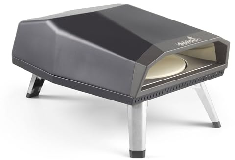 Ompagrill 310 - Forno pizza gas GPL da giardino, 4400 Watt, colore Nero