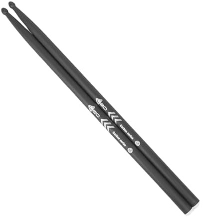 Generic 2 baquetas de 5A, accesorios para instrumentos musicales de fibra de carbono, baquetas de Jazz profesionales,