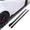 WXTIE Minigonne Laterali, per BMW 4 Series F36 Gran Coupe 2014-2021 Auto Pedane Gonna Laterale Estensione Splitter Diffusore Minigonne Laterali Auto Accessori