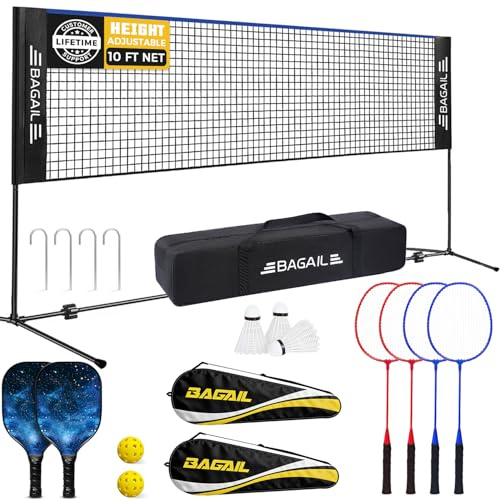BAGAIL Deportiva Red Regulable en Altura, Disponibles 3 m