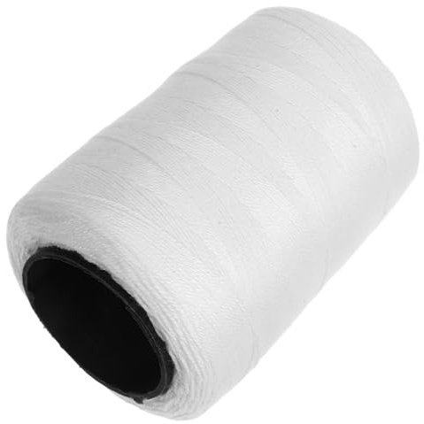 SEWACC Masonry Layout Line Cotton Thread 0.8mm Ink Absorb Masonry String for Bricklaying Construction Work 350m Roll