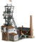 FALLER Förderanlage Königsgrube Modellbausatz mit 209 Einzelteilen 174 x 118 x 184 mm I Modelleisenbahn Zubehör N I Modelleisenbahn N Schachthalle