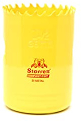 Starrett HSS Bi-Metal Fast Cut Hole Saw - 38mm - For Metal, Wood, Plastics