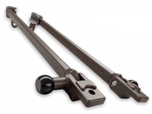 Tele Awning Set Arms for 50 centimeters balcony awnings (Bronze)