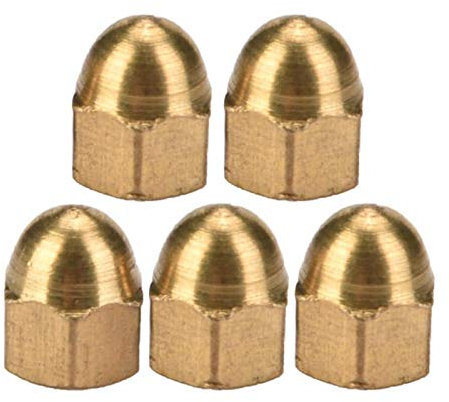 Omabeta Écrous borgnes en laiton hexagonaux M3-M12, 90 pièces (M3 20PCS)