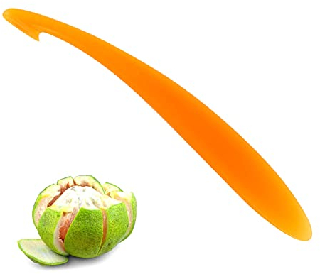 AWAVM 1 Pezzi Plastica Arancione Peeler, Long-handle Arancione Peeler Tool Arancione