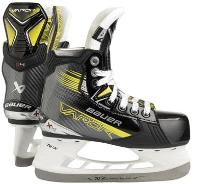 Bauer Vapor X4 Pattini da ghiaccio Bambini, larghezza: D, Bauer dimensioni skate YTH: 8.0 YTH = 26.0