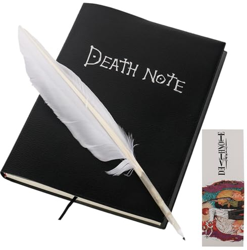XTDMJ Death Note Book Death Note Merch Date Taccuino basics per pianificazione, quaderno a righe, Death Note per cosplay, fan di anime per ufficio, regali scolastici per studenti