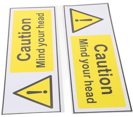 LAPYAPPE 2feuilles Autocollants De Sécurité Autocollants Avertissement De Danger Pour Machines Résistant à Eau Pour Usines Et Équipements Industriels