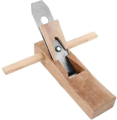 SHINEOFI Rabot à Main avec Lame Outil de Menuiserie pour Dégauchir Aplanir Utilisation pour Bricolage Travaux