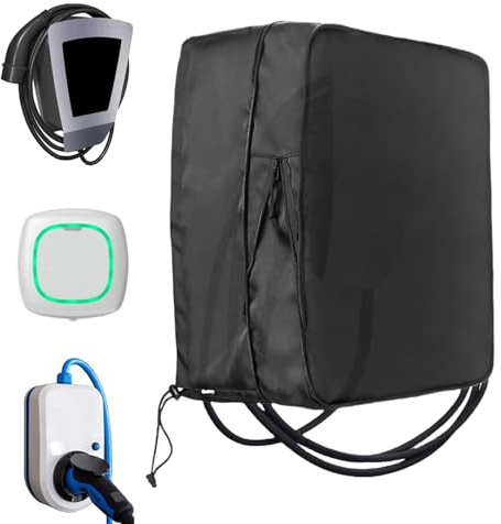 Youngwier Cubierta Protectora para Estación de Carga de Vehículos Eléctricos, Funda para Cargador de Coche, Bolsa Protectora para Áreas Residenciales Comerciales Aparcamiento Edificio Exterior Público