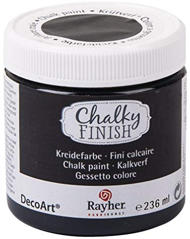 RAYHER HOBBY 38868574 - Gessetto Colore, Nero (Legno di Ebano), 236 ml, 1 Pezzo