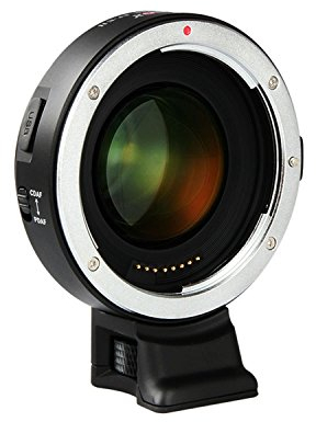 VILTROX EF-E II Speed Booster 0,71x Adattatore Obiettivo Fuoco Automatica per Canon EF obiettivo a Sony A7 A9 A7R A7S A6300 A6500, Supporto CDAF PDAF