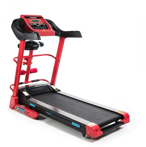 ECODE® Cinta de Correr Plegable con DSA Double Shock Absorber y Inclinación - Maquina de Correr Andar Bluetooth y Pantalla LCD- Cintas de Caminar 12 Programas (Masajeador Opcional) (con Masajeador)