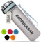 #teamludorf - MiniCAMPOS - 600ml Trinkflasche Transparent – BPA-frei, auslaufsicher, personalisierbar – robuste Wasserflasche aus Tritan mit Weithals & Handschlaufe, für Schule, Fitness, Outdoor