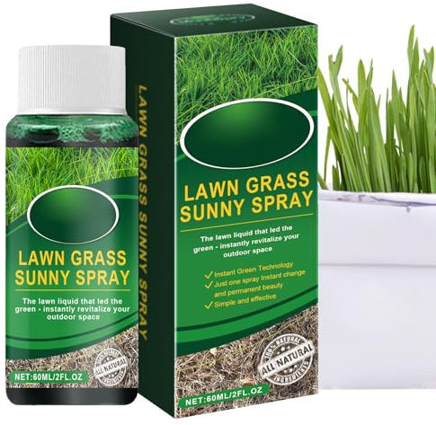 SVCEQZE Fertilizzante liquido per prato, Fertilizzante liquido per prati | Cibo liquido per prato da 60 ml | Fertilizzante liquido per piante da prato e ortaggi, fertilizzante multiuso per giardinieri