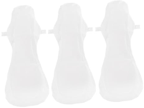 SAFIGLE 3 St Återanvändbara Bomullsbindor för Menstruation med Knappfäste Tvättbara Hygieniska Tygbindor för Kvinnor Passar för Menstruationsskydd Postpartum och Urinläckage Bekväma och