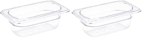 Vogue Clear Polycarbonate - GN 1/9 65mm (Pack of 2)