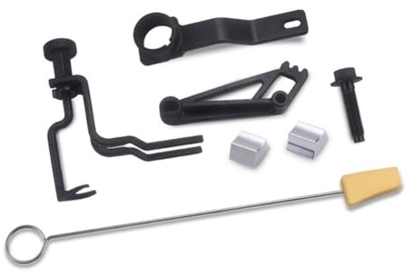 QOXEZY Set di attrezzi per catena di distribuzione per motori Ford 4.6L 5.4L - Cam Phaser Lockout Kit con cuneo di blocco, bullone puleggia e strumenti di posizionamento