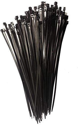 Kabelbindare … 3b. 100Stck. 4,8 X 290mm (UV-beständig) svart